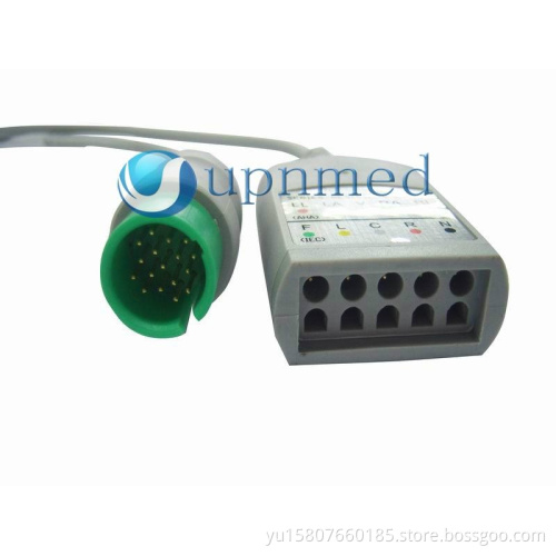 Spacelabs 5 lead ECG Trunk cable